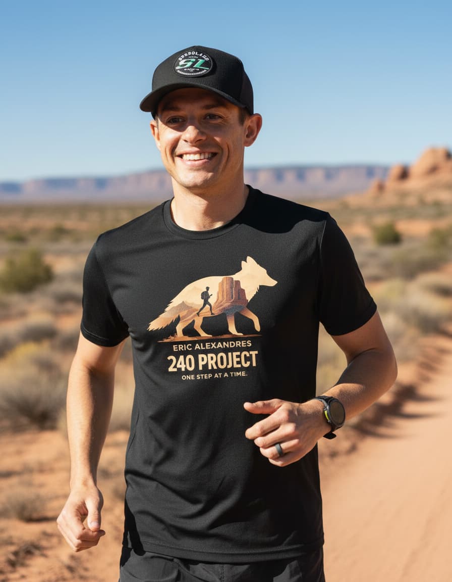 EA 240 Project T-Shirt - model photo