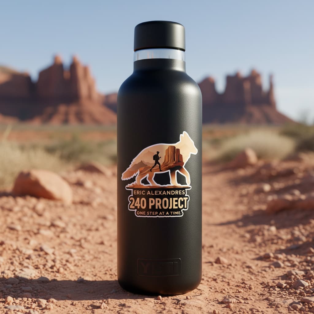 EA 240 Project Sticker - model photo